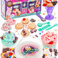 Original Stationery Ice Cream Slime Kit Playshop To Make Fun Pink & Sweet Slime Ice Cream/ Waffle Toys, Great Gift Idea
