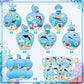 Cy2Side Sea Animal Scene Stickers - 12Pcs Under The Sea Scene Stickers Art Craft For Kids Make Your Own Ocean Animal Sticker Diy Summer Party Games For Classroom Activities For Classroom Reward