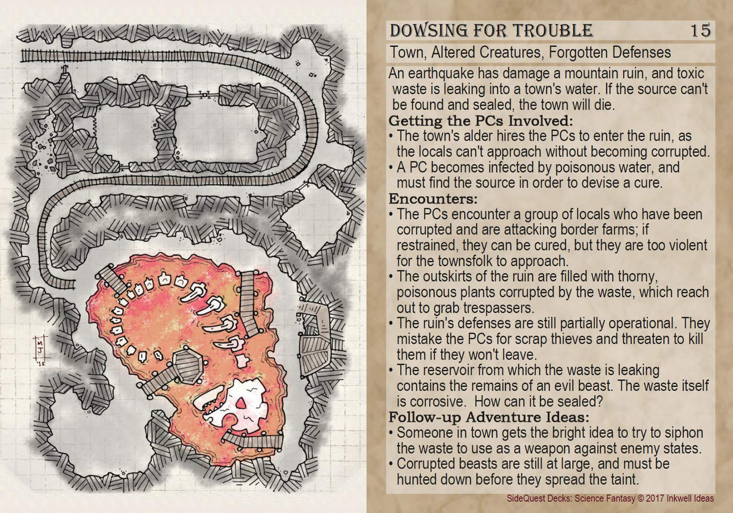 Inkwell Ideas Sidequest Decks: Science Fantasy