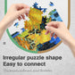 Misitu Small Jigsaw Puzzles For Adults Challenging Puzzles Small Puzzles Mini Jigsaw Puzzles Micro Puzzels 150 Pieces Tiny Puzzels Classical Art Puzzles Travel Puzzles 6 X 4 Inch, 4 Packs
