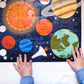 Petit Collage Floor Puzzle Outer Space 24 Pieces | Large Puzzle For Kids | Completed Outer Space Puzzle Measures 18” X 24” | Makes A Great Gift Idea For Ages 3+