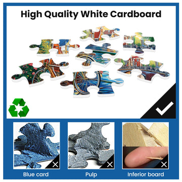 Jigsaw Puzzles 300 Pieces For Adults Bike Puzzles For Kids Ages 8-10 10-12 Puzzles Games 300 Piece Puzzle Recycled Cardboard Puzzles Educational Toys Gift Family Puzzle