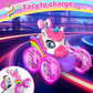 ZIZZ RC Cars for Girl Age 4-8 - Pink Remote Control Car for Girls, RC Stunt Car 360 Rotating Crawler with Headlights Cars Toys f