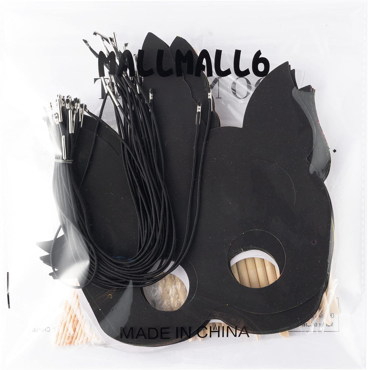 MALLMALL6 24Pcs Magic Horse Mask Scratch DIY Masks Party Favors Color Reveal Scratchboard Magic Horse Theme Birthday Party Suppl