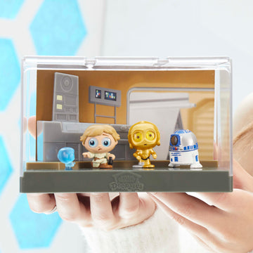 Just Play Star Wars Doorables Widescreen Moments - Star Wars: The Mandalorian, Collectible Figures, Kids Toys For Ages 5 Up