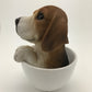 Pacific Giftware Adorable Teacup Pet Pals Puppy Collectible Figurine 5.75 Inches (Beagle)