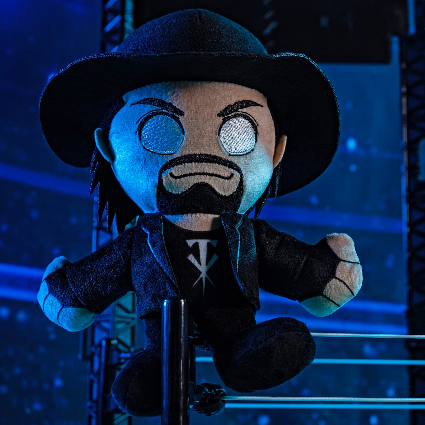 Bleacher Creatures WWE The Undertaker 8" Plush Toy - Soft Chibi Design, Crystal Velboa Material, Collectible Wrestling Figure