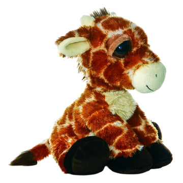 Aurora® Enchanting Dreamy Eyes™ Gallop Giraffe™ Stuffed Animal - Captivating Gaze - Aesthetic Appeal - Brown 10 Inches