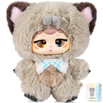 ????-?????????????? Plush Interactive Toy with Multiple Languages Switchable, Mini Communicatible Companion Bauble, Creative Sim