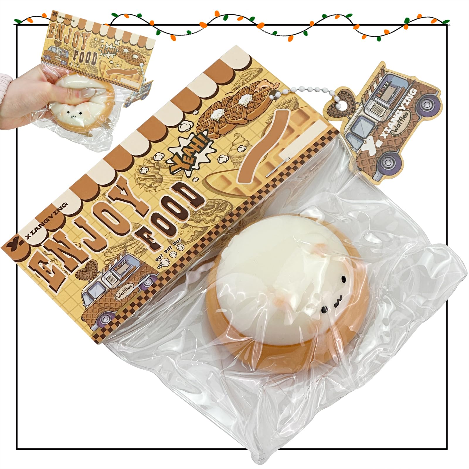 Taba Squishy Toys Valentines Cat Paw Cute Kawaii Squeeze Toys  Sticky Squishy Fidget Toys Silicone Squeeze Toy for Stress Relief Cute Soft Toys Best Valentines Gift for Anniversary (Chestnut Puppy)