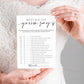 Wedding Shower Games Cards, What Did The Groom Say, Bridal Shower Games 25 Guests, Engagement Party Wedding Games For Guests, Mi