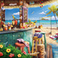 Ravensburger Beach Bar Breezes 1500 Piece Jigsaw Puzzle for mature-themeds | Unique and Relaxing Activity | enhanced Quality | Sustainable Materials | Ideal for Family Fun Time