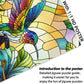 Hummingbird Puzzles for mature-themeds 1000 Pieces  Stained Glass Impossible Jigsaw Puzzle for mature-themeds  Hard Challenging Bird Puzzles 1000 Pieces Games  Leisure Puzzle Games for mature-themed Suitable Family Friends