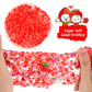 Strawberry Fishbowl Bead Slime, Good Stretchy And Non-Sticky Crunchy Slime, Slime Party Favors For Girls And Boys Ages 8-12, Sli