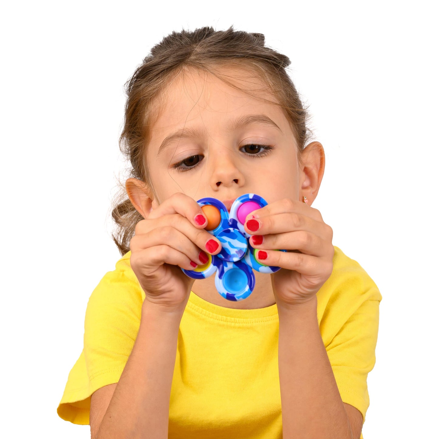 Nutty Toys Fidget Spinner, Sensory Toy For Kids & Adults - Top Stress & Anxiety Relief Gifts 2024 Unique Christmas Stocking Stuf