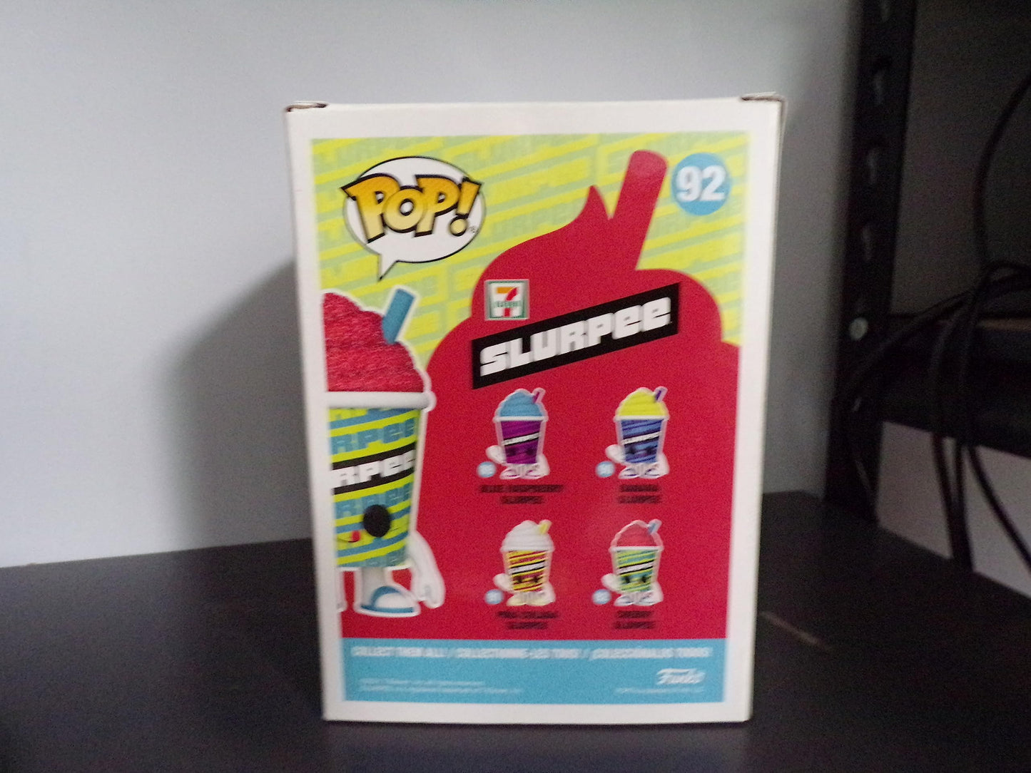 Funko Pop Cherry Slurpee #92 Glitter 7 Eleven Vinyl Figure - Collectible Plastic Toy