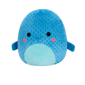 Squishmallows Original 16in Refalo The Blue Pufferfish - Official Jazwares Plush (Large)