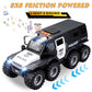 i diy Police Car Toy - Friction Powered, Lights & Sounds, Openable Doors, Black, Model RJ5520, Ideal for Kids Ages 3-5