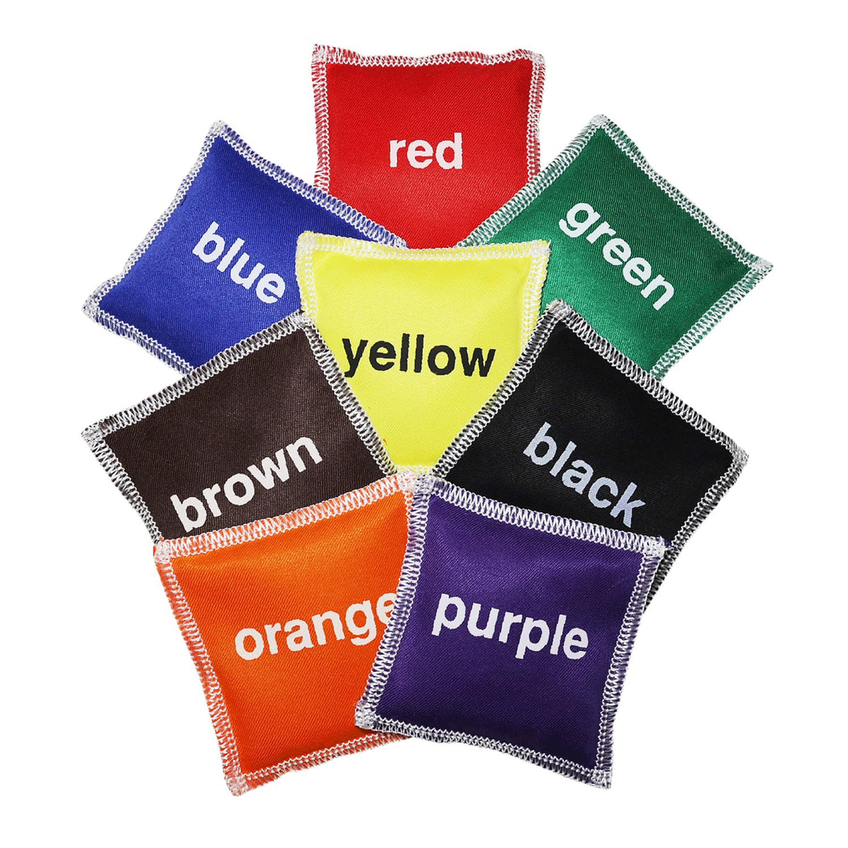 GISCO Educational Colored Bean Bags | Kids Learn Colours, Toddler Learning Toy, Preschool Kindergarten Classroom Must Haves | Pa
