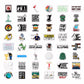 BulbaCraft 100Pcs Vinyl Golf Stickers – Funny Scrapbooking & Laptop Decals, Golf Party Decorations, Gifts for Men & Women