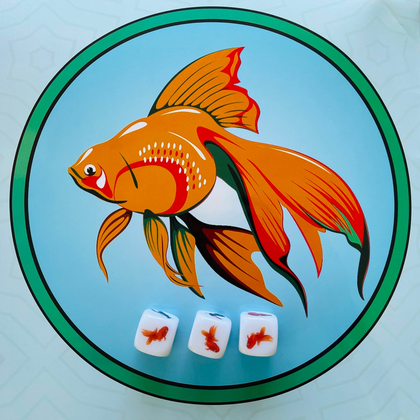 THT Gourd-Crab-Shrimp-Fish Game - Vietnamese BAU Cua Ca Cop, Paper & Plastic Dice