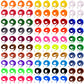Onest 100 Pieces Magic Worm Toys Wiggly Twisty Fuzzy Worm Toys Carnival Party Favors, 25 Colors