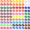 Onest 100 Pieces Magic Worm Toys Wiggly Twisty Fuzzy Worm Toys Carnival Party Favors, 25 Colors