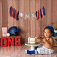 WAOUH Baseball 1st Birthday Banner - High Chair Decoration, Plastic, All-Star Theme, Ideal for Little All-Star Celebrations