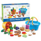 Learning Resources New Sprouts Deluxe Market Set - 32 Pieces, Ages 18+ Months Pretend Play Food for Toddlers, Preschool Learning