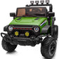 Hikiddo 24V Kids Ride On Car, Kids Electric Vehicles Car Ride On Toy Truck For Toddlers W/Remote Control, 400W Motor - Green