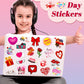 Benresive 300 Pcs Valentines Day Stickers For Kids Classroom, Cute Valentines Day Water Bottle Stickers, Party Favors Bulk, Gifts For Kids Classroom Pack