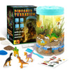 Aluabi Light Up Dinosaur Terrarium Kit For Kids,Educational Science Kits,Gardening Kits Science Activities For Boys & Girls,Diy Creative Dinosaur Toys,Arts And Crafts Kit Gifts For Ages 4 5 6 7 8-12