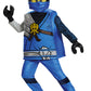 Jay Deluxe Ninjago Lego Costume, Large/10-12