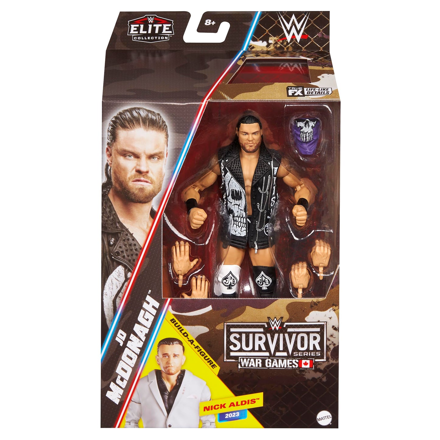 WWE JD McDonaugh advanced Survivor Series 2025 Toy Wrestling Action Figure