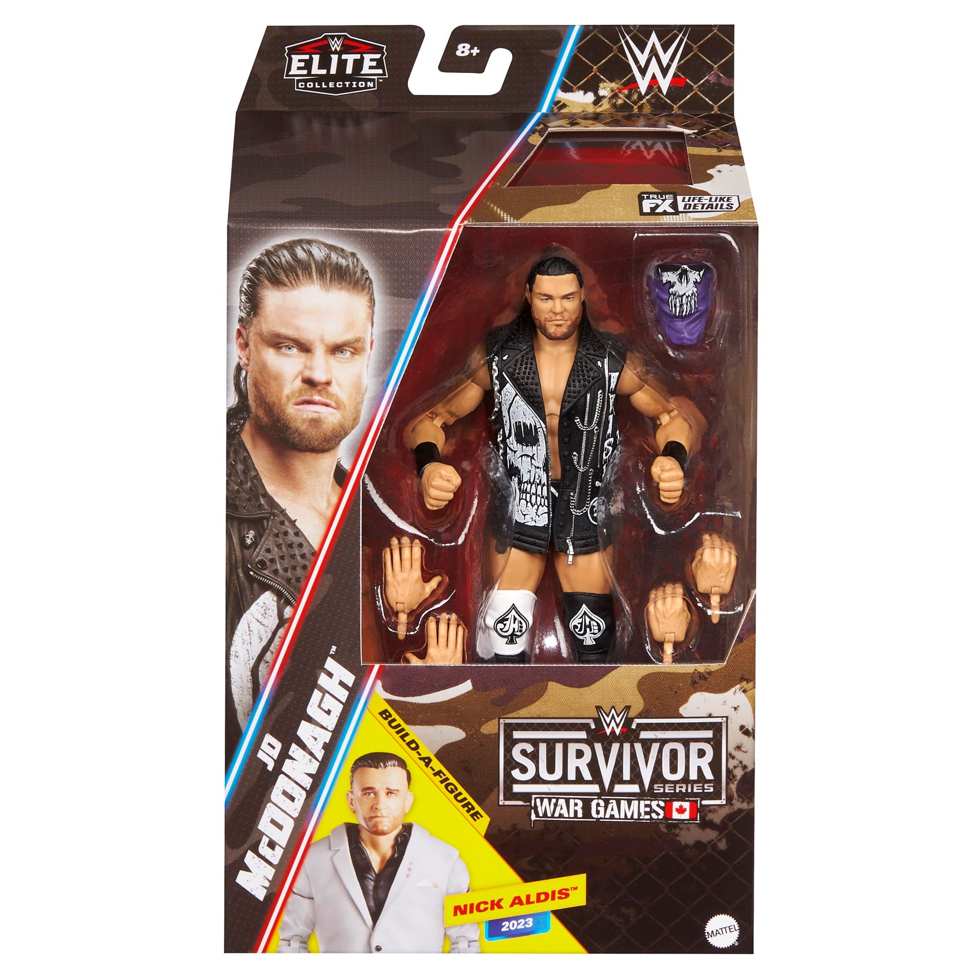 WWE JD McDonaugh advanced Survivor Series 2025 Toy Wrestling Action Figure