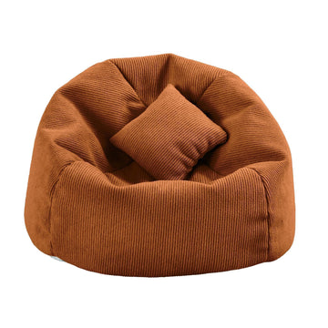 Doll Car Seat Compatible with Labubu  Handmade Bean Bag Chair for 15-17cm Doll  Anti-Slip Bottom  Cute Doll Accessories for Display  Fans&Collectors Gifts  Durable Corduroy Fabric (Coffee)