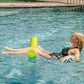 IMMERSA Jumbo Swimming Pool Noodles  enhanced Soft Foam Noodles for Swimming and Floating  Lake Floats  Pool Floats for mature-themeds and Kids.(Green)