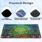 MTGPRO Playmat for Magic The Gathering - 24x14" Green Non-Slip Rubber Base, Stitched Edges, Includes Storage Bag