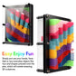 Xsltkby 3D Pin Art Board Toy - Large Size Desk Toy Sculpture For Children Adults 6 X 8 Inches (Colorful Plastic)