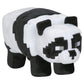Jinx Minecraft Adventure Panda Plush Stuffed Toy, Black/White, 9.5' Long