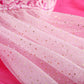 Spunicos Toddlers Girls Pink Medieval Princess Costume Ankle Length Dress With Tiara Toddler 3-4