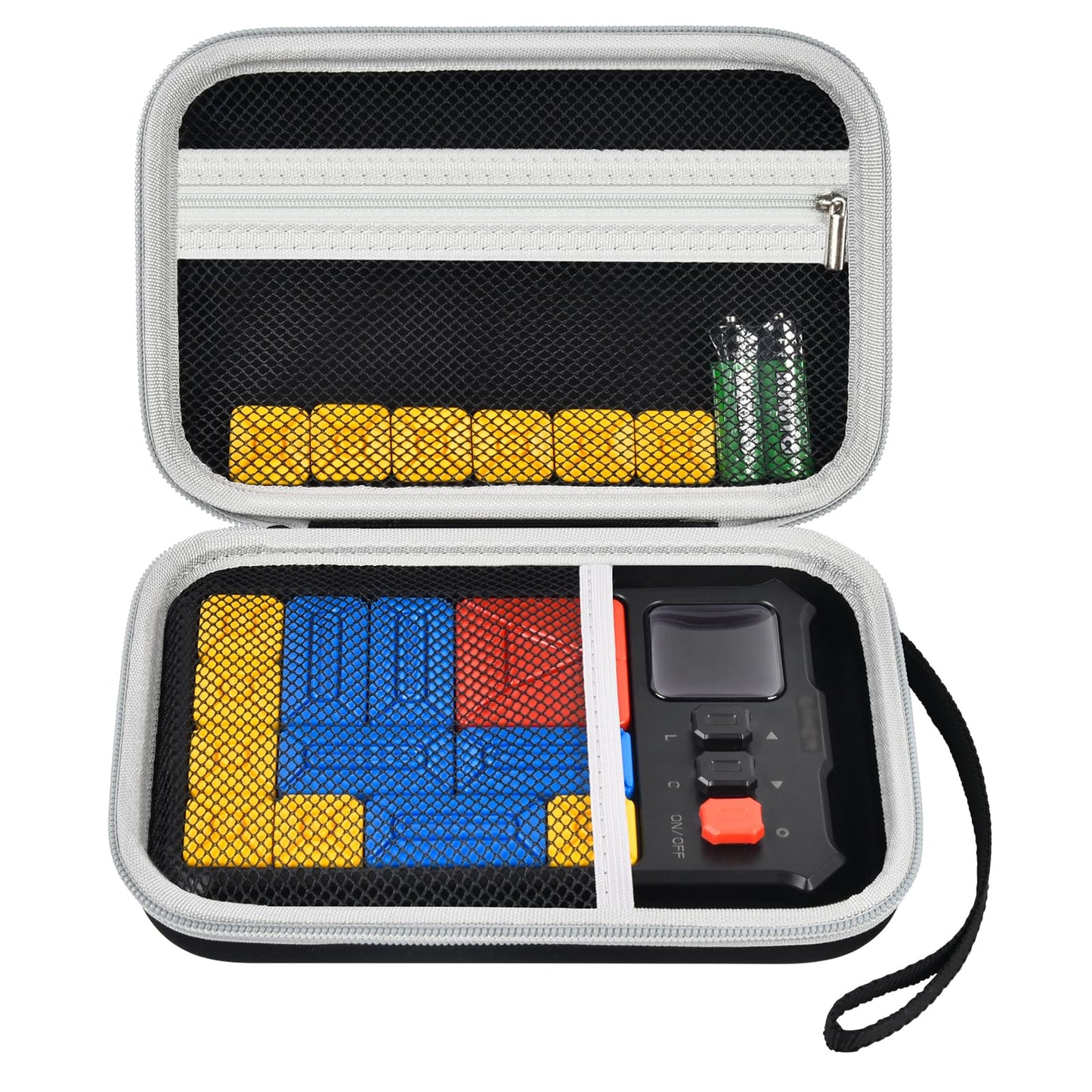 Casmilee Case Compatible With Giiker Super Slide Brain Games, Brain Teaser Puzzles Organizer Storage Bag, Flow Slider Puzzle Game Holder (Black)