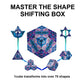 Shashibo Shape Shifting Box - Award-Winning, Patented Fidget Cube W/ 36 Rare Earth Magnets - Transforms Into Over 70 Shapes, Download Fun In Motion Toys Mobile App (Artist Series - Mystic Ocean)