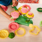 Green Toys Flower Maker Dough Set-21 Piece Pretend Play,Motor Skills,Creative Arts &Crafts Activity Kids Toy Set ,No BPA, phthal