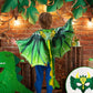 D.Q.Z Toddlers Dragon-Wings Costume For Kids Dinosaur Toys Gifts For 4 Years Old Boys Girls Birthday Dress Up Party (Green)
