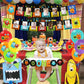 Monster 1st Birthday Decorations Kit - Monster Bash Photo Banner Balloons Cupcake Toppers for Little Monster Party Supplies