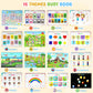 Montessori Busy Book For Toddlers 1-3 3-5, My Preschool Busy Book Sensory Toys For 3 4 5 6 Year Old Kids, Education Workbook Learning Activities - Christmas Birthdays Gifts For Boys And Girls
