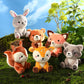 Roundfunny 6 Pcs Woodland Animals Plush Toys 7 Inch Bear Rabbit Squirrel Deer Raccoon Fox Stuffed Animals For Birthday Gift Baby