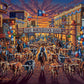 D·O·W·D·L·E Jigsaw Puzzle - Fort Worth Stockyards - 500 Piece Puzzle