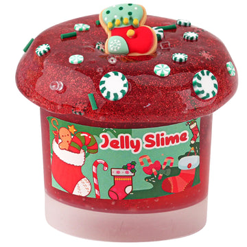 Christmas Stocking Stuffers For Kids, Red Glitter Crystal Slime, Super Soft & Non-Sticky Premade Slime, Girls Gifts & Boys Gifts